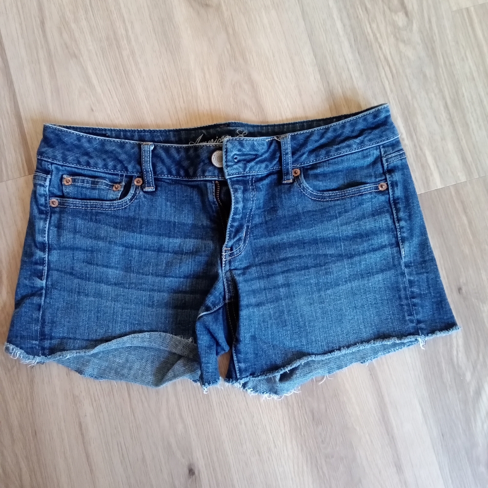 American Eagle Outfitters Dark Blue Jean Shorts